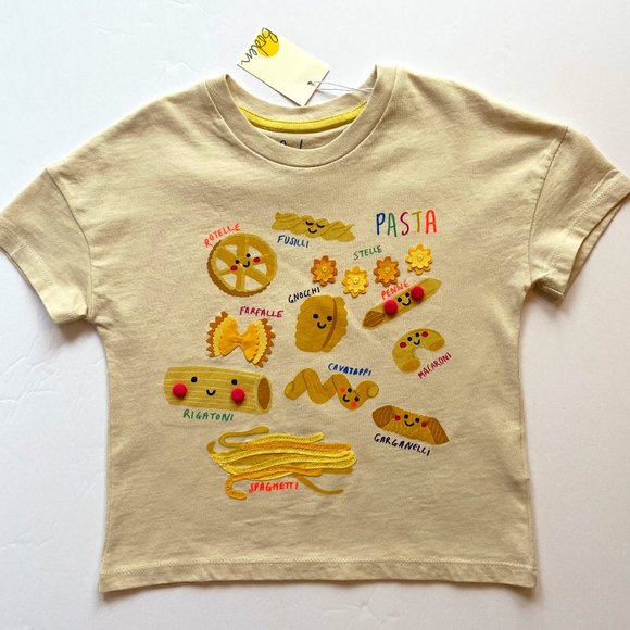 Chemise Mini Boden Espace Dorée Et Blanche Neuve Avec étiquettes Taille 9-10 Ans